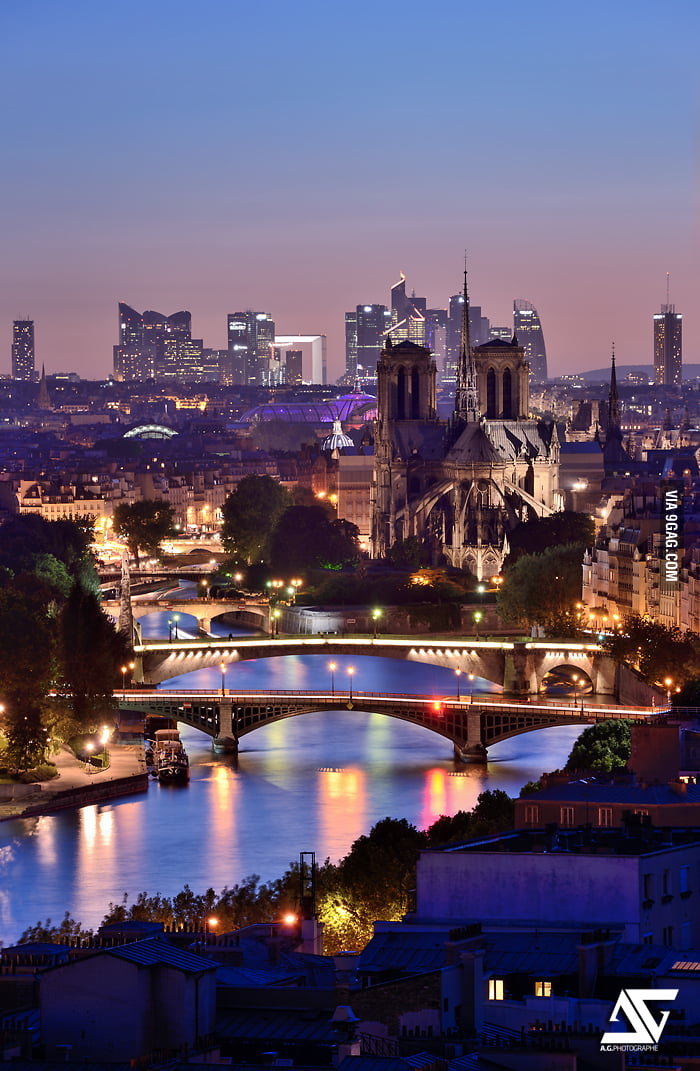 Paris, 900 years of history in one picture - 9GAG