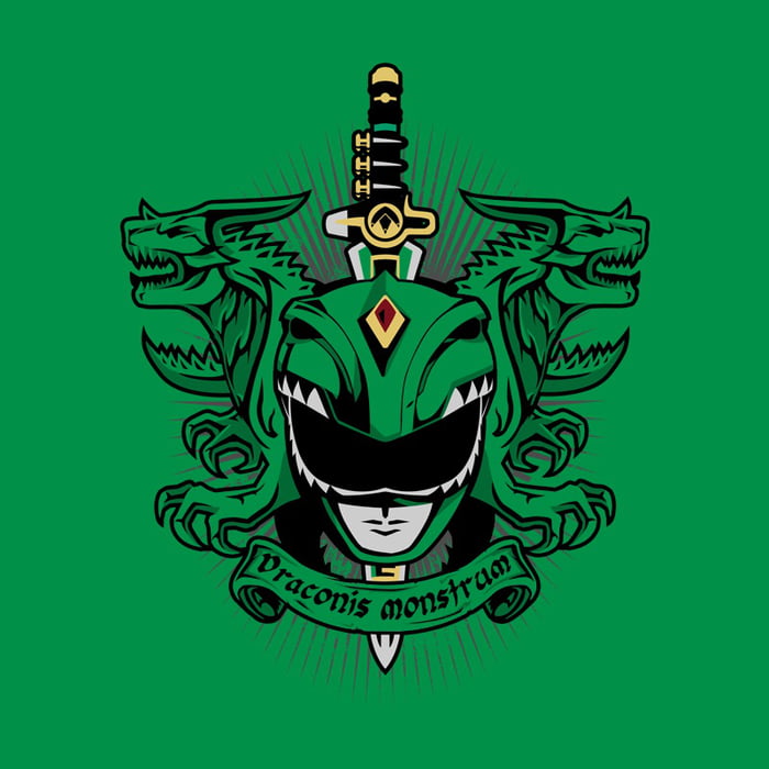 Green Ranger crest - 9GAG