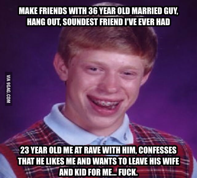 I don't even know what to do, I love his wife and kid too... - 9GAG