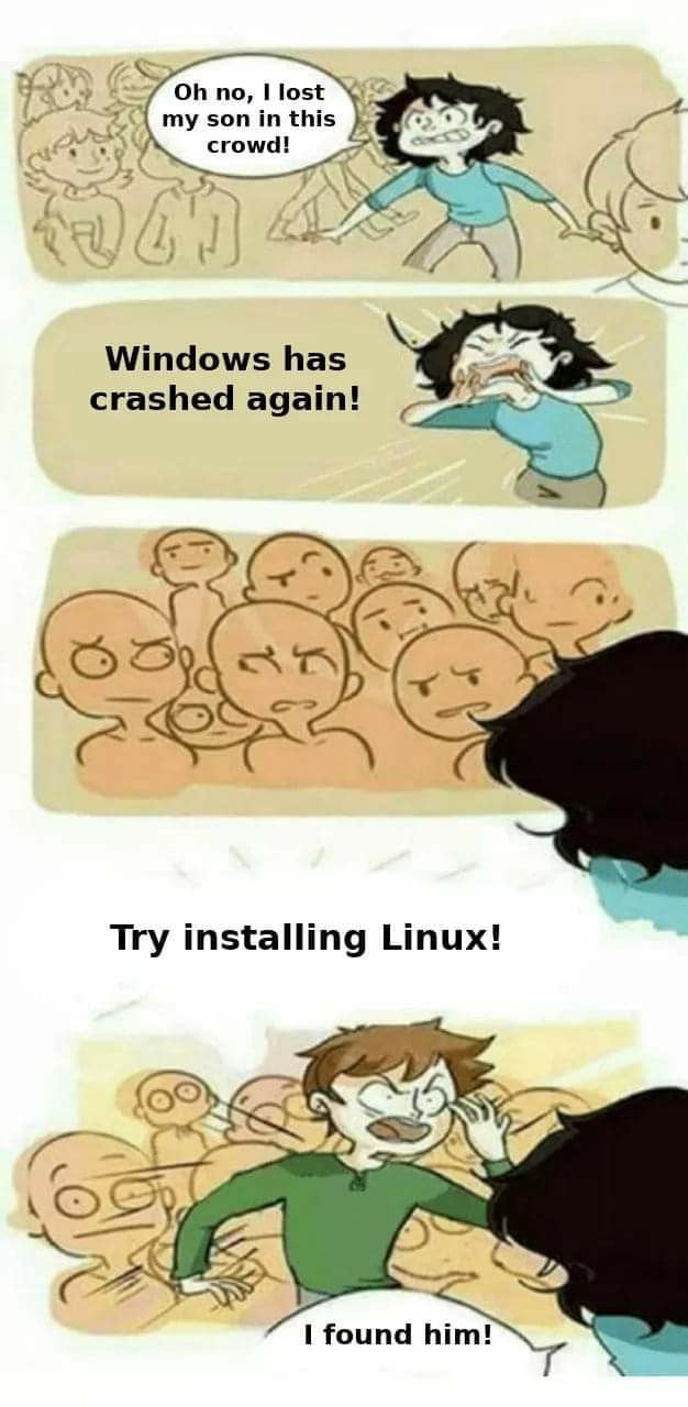 Linux is Free and open source - 9GAG