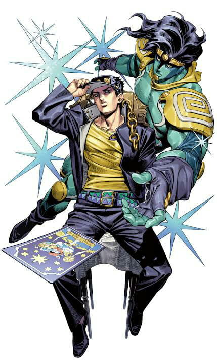 Hey guys I need help finding a picture online. It's a JoJo's bizarre  adventure oc with