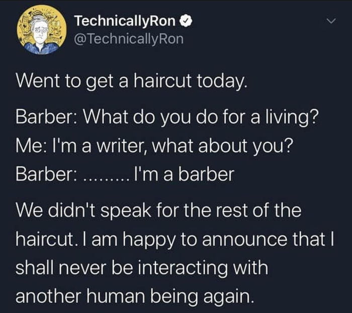 Never getting a haircut again - 9GAG