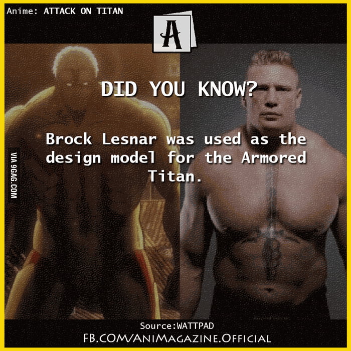 Armored Titan Brock Lesnar