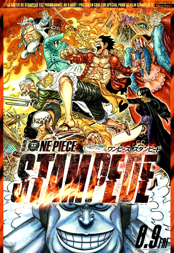  One  Piece  STAMPEDE  Cover from ODA 08 09 19 9GAG