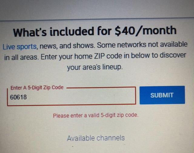 Please enter the code you received. Chicago hates you. Enter your area code.. Please enter your zip code. Please enter a valid zip code to customize the site based on your location..