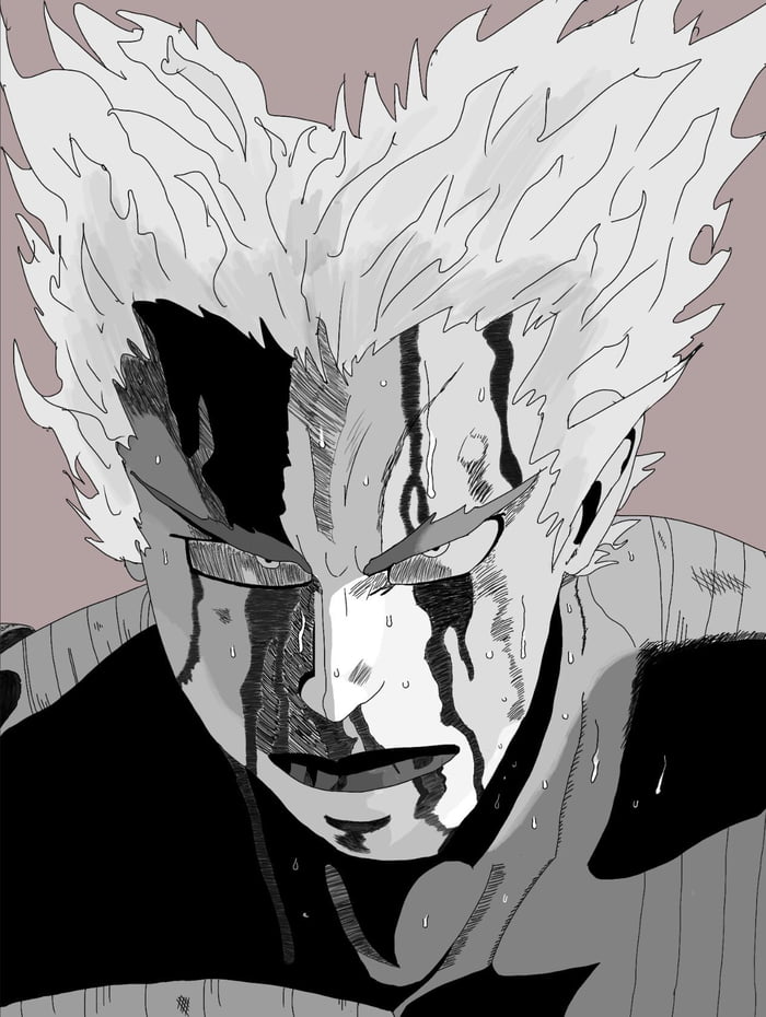 Download Practicing Digital Art And Tried To Recreate Garou From A Panel In The Manga 9gag