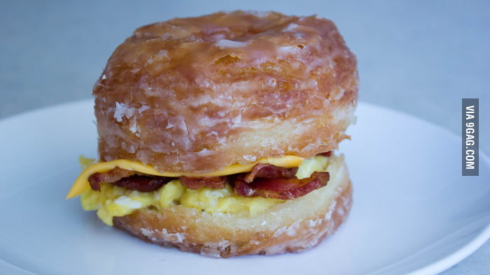 Cronut Breakfast Sandwich 9gag