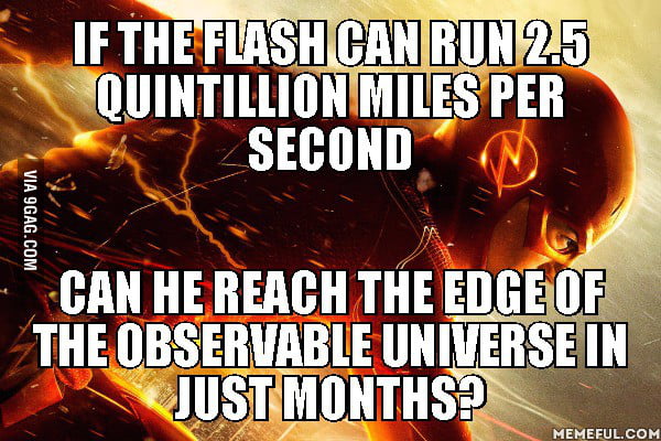 Can The Flash do that? - 9GAG