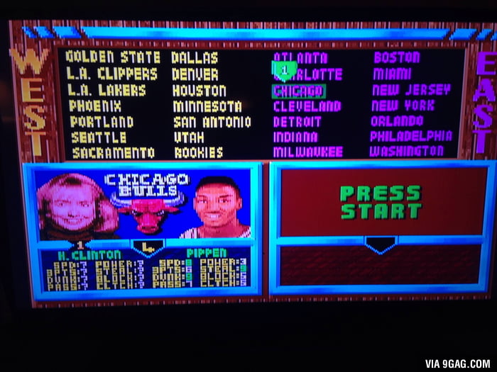 Which secret player do I choose for NBA JAM? Hmmmmm... - 9GAG