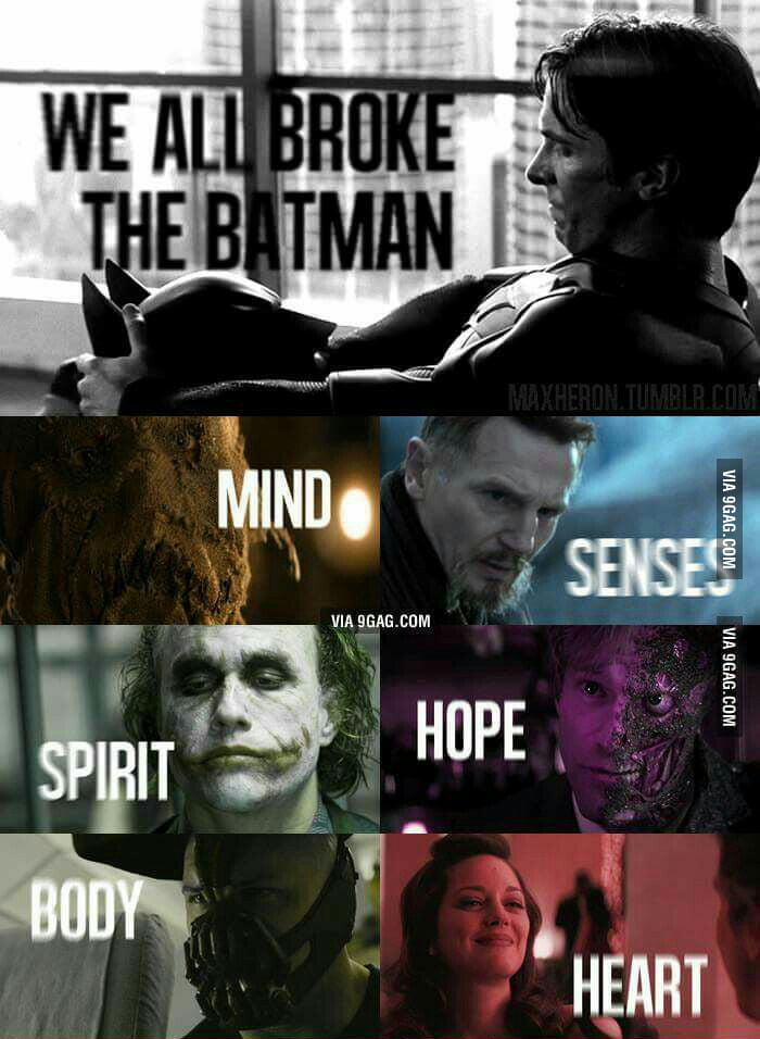 Leonardoda Plantkunde Discrimineren This is what happens...when an unstoppable force, meets an immovable object."  - The Joker - 9GAG