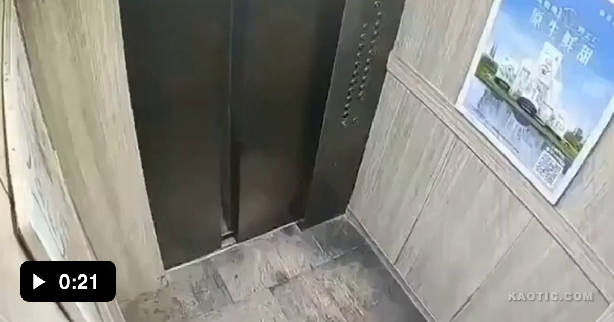 Scooter battery explodes in elevator 9GAG