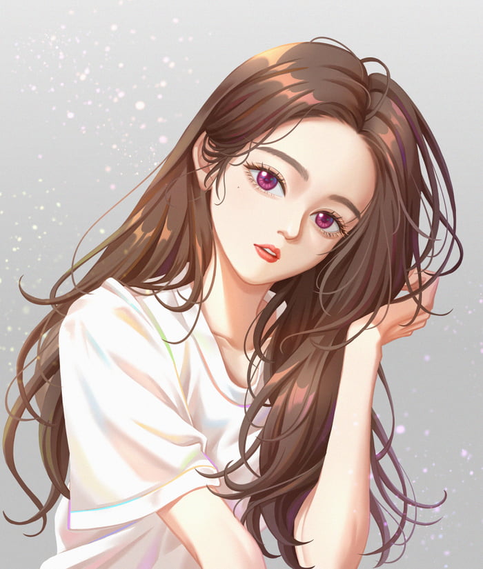 211106 - Jang Wonyoung Fan Art (Credit by yabukimikan) - 9GAG