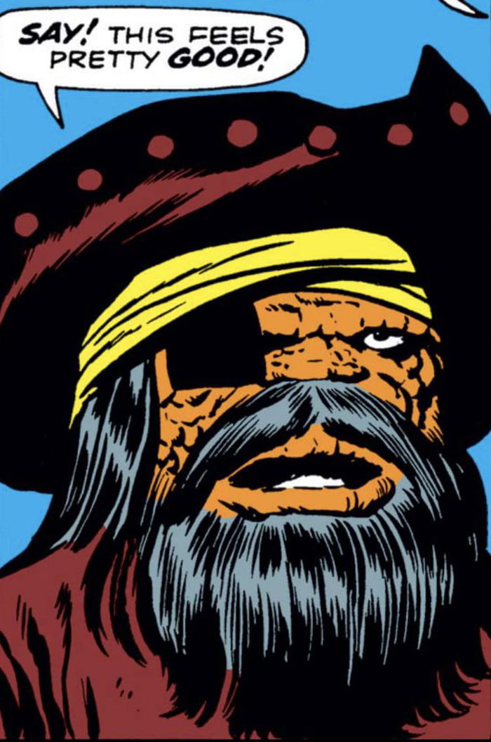 Ben Grimm As Black Beard Is Peak Design Gag