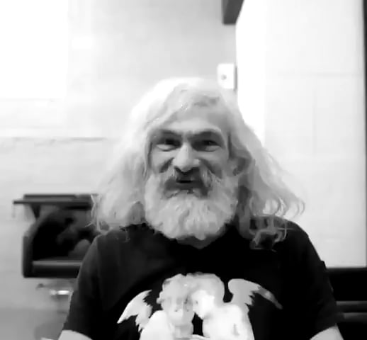 Homeless man can't believe his transformation after barbers cut his hair