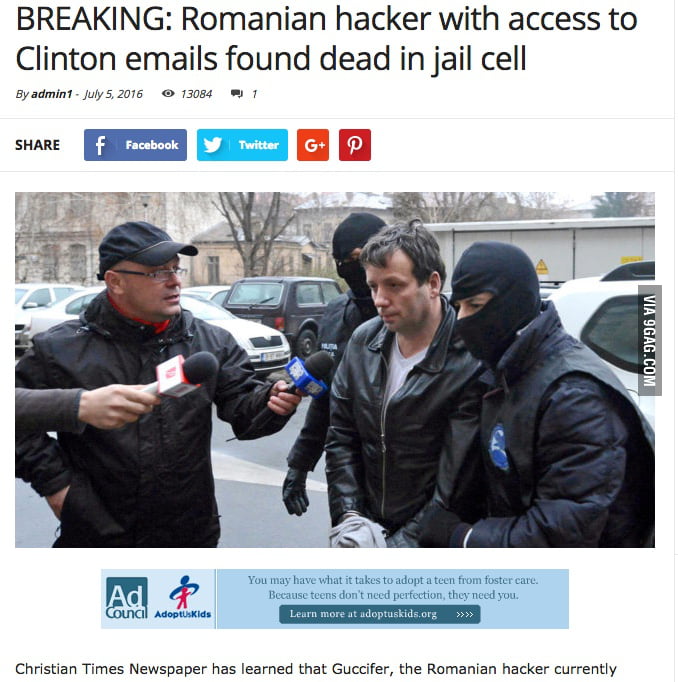 How ironic! I'm sure it's purely a coincidence 9GAG