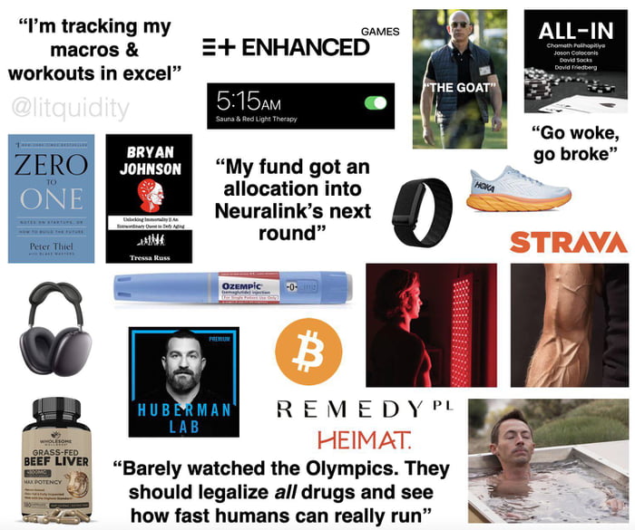 The “investor who is really into biohacking” starter pack - 9GAG