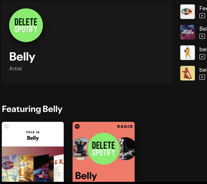 The Spotify Page For 90s Alternative Band Belly 9GAG the-spotify-page-for-90s-alternative-band-belly-9gag