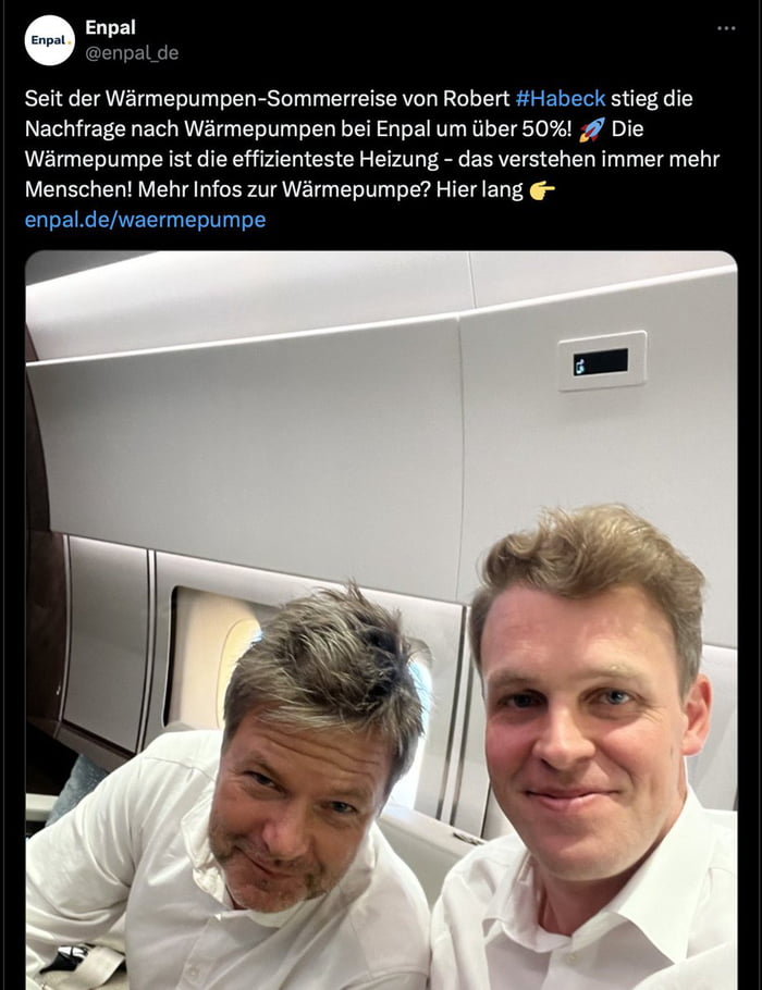 In wessen Flugzeug kann man so schnuckelige Selfies machen? In dem vom ...