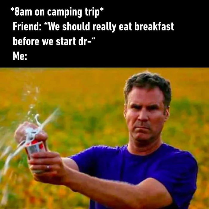 Camping with friends - 9GAG