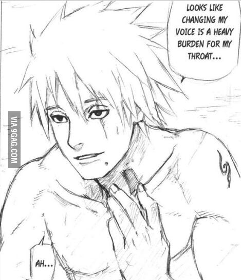 To The Person Who Posted About Kakashi Real Face That S Wrong Here Kakashi Real Face Officially Draw By Masashi Kishimoto 9gag