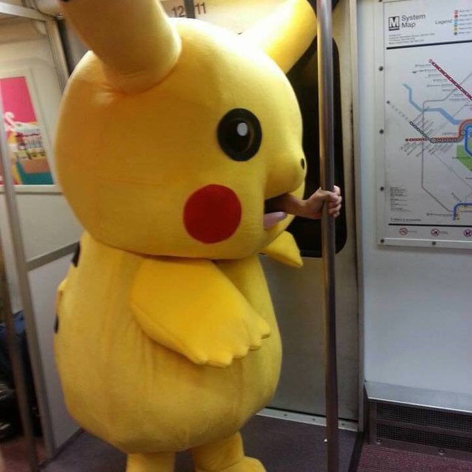 Gaigachu Gigachu subway stalker variant - 9GAG