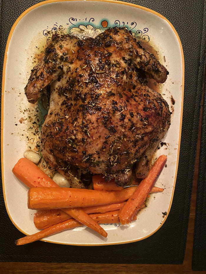 Garlic Herb Butter Roast Chicken Gag