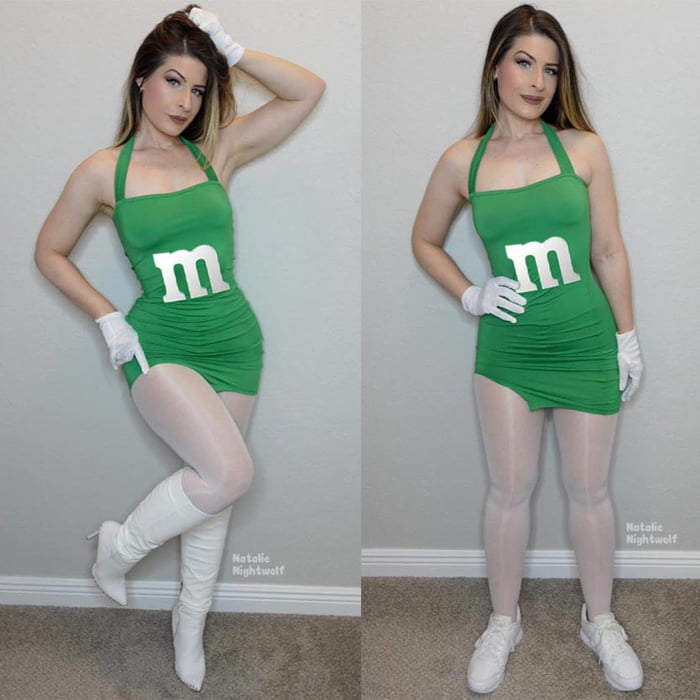 Natalie Nightwolf As The Green M M 9GAG