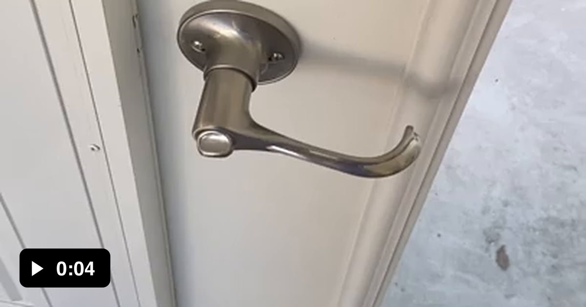 Door lock is backwards 9GAG