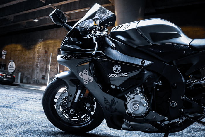 I've always thought the R1 has a cyberpunk style to it - 9GAG