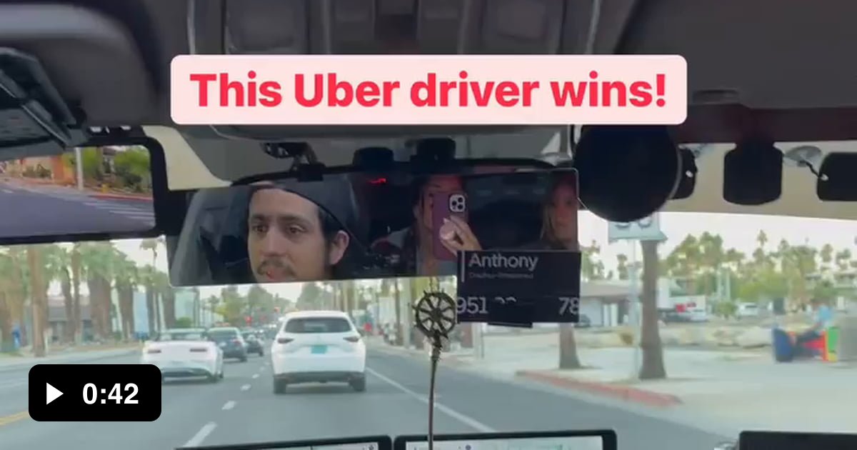 Man who loves his job, best Uber driver ever - 9GAG