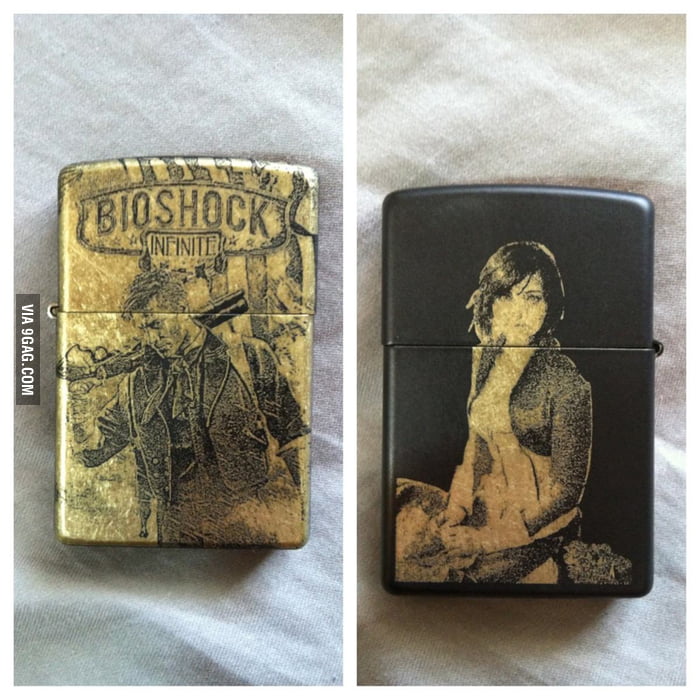 My Bioshock:Infinite engraved Zippo! - 9GAG