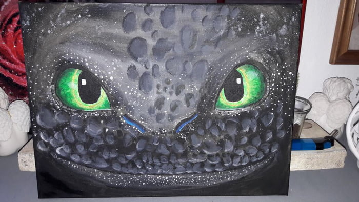 Damn. My Girlfriend painted this for me as an early Christmas gift. - 9GAG