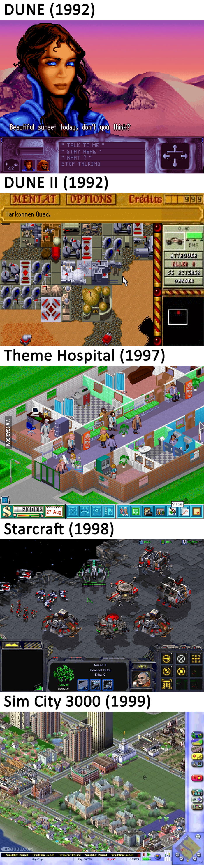 Do you have old games that you still like to play? Any retrogaming or ...