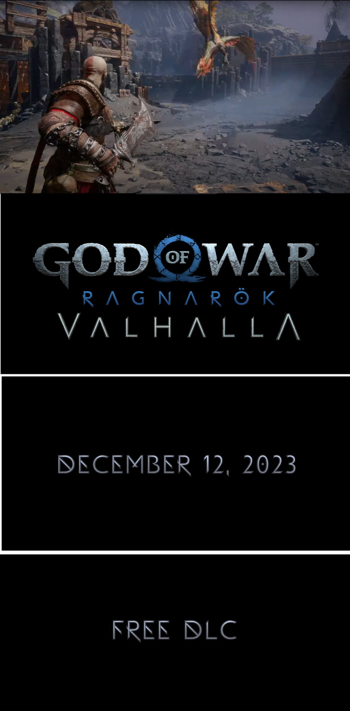 Santa Monica Studio – God of War Ragnarök on X: #GodOfWarRagnarokValhalla  arrives on December 12! Learn more about the free DLC 👉    / X