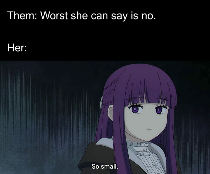 And when she was bad. And when she was bad