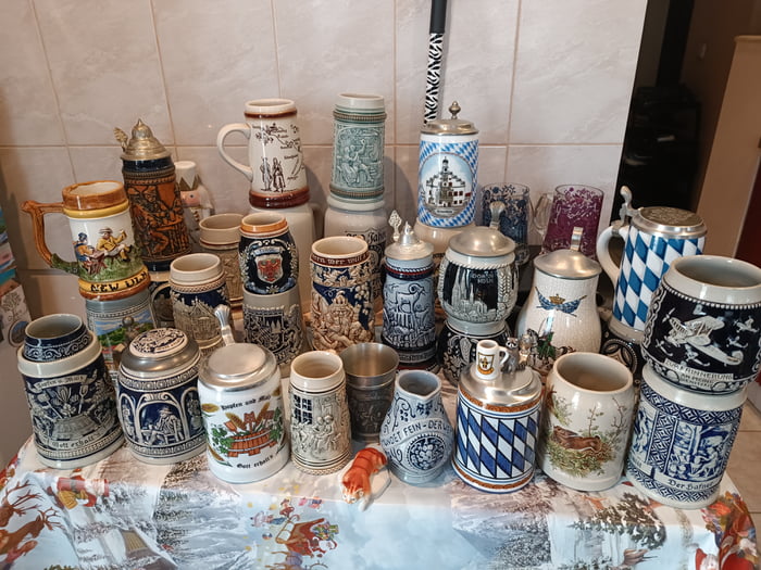 Since i saw that there are beer mugs enthusiasms here, below is my ...