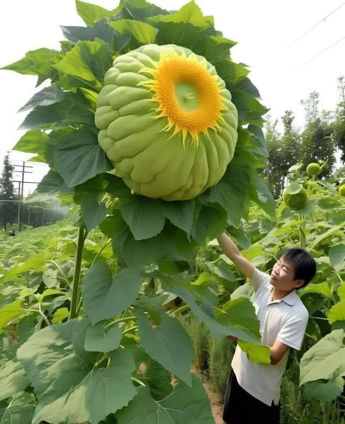 This Japanese sunflower 9GAG