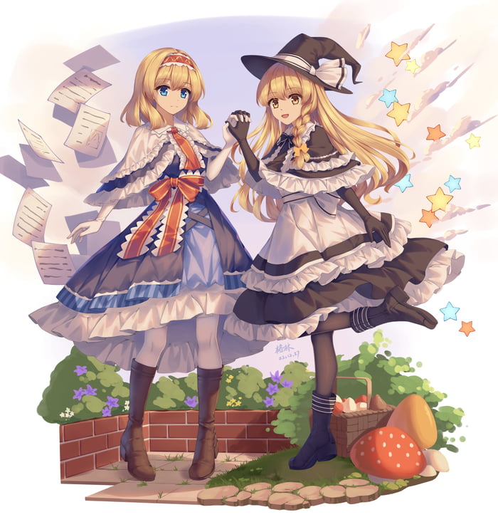 Marisa and Alice (by mechrailgun ) - 9GAG