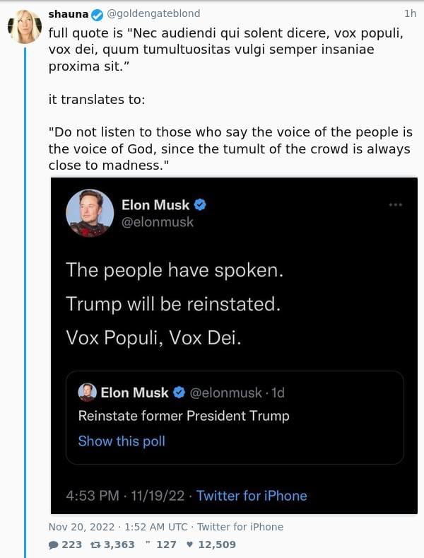 Why context is important and why musk is a moron 9gag