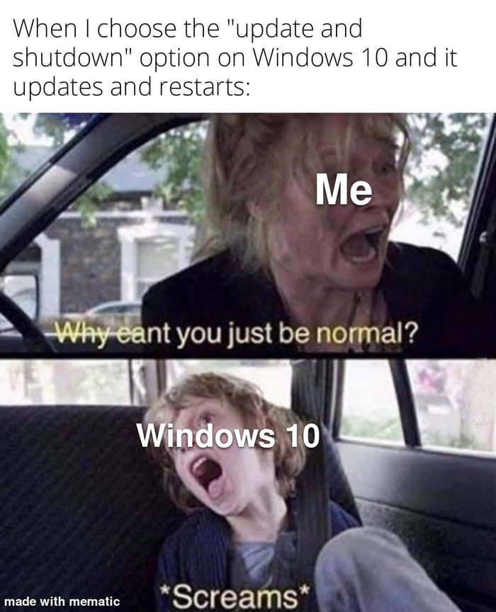 Windows is such a weirdo - 9GAG