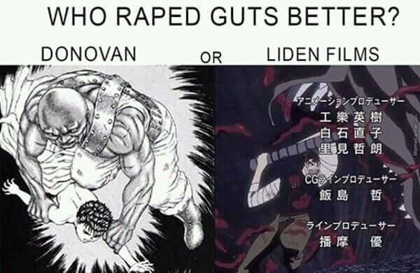 Griffith Did Nothing Wrong Tho - 9GAG