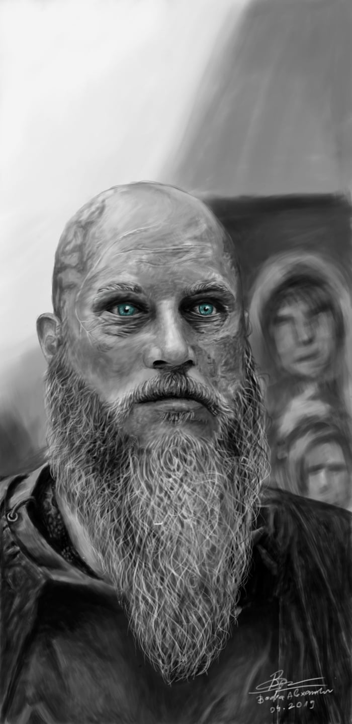 Times when Ragnar was alive... Made on a Note8. - 9GAG