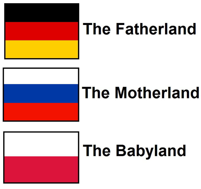 The Fatherland The Motherland And The Babyland 9GAG