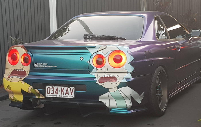 New car trend makes car look like its straight from a anime show The paint  job involves a wrap paint an finally sharpie the body lines Enkei even  made anime prototype wheel 