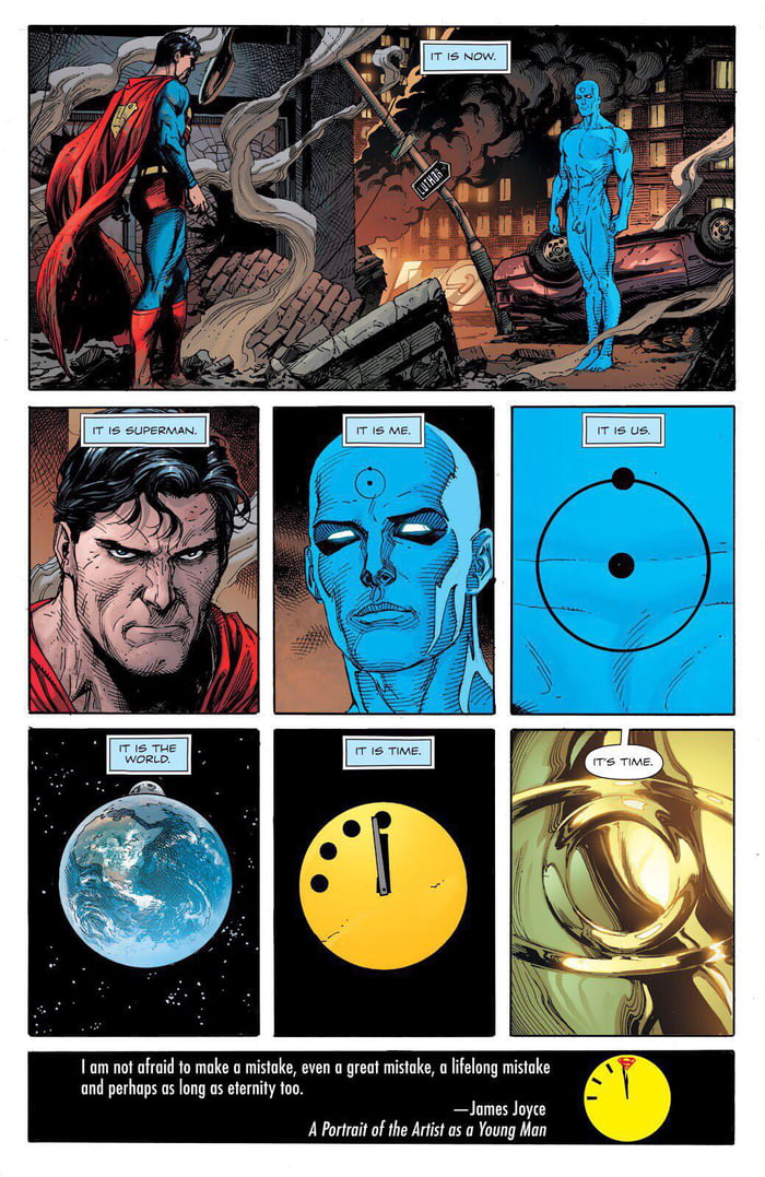 Who’s winning? Doctor Manhattan or Superman? (Doomsday Clock Issue #11