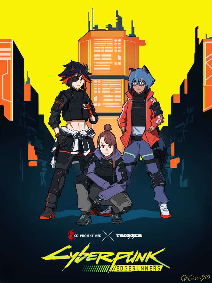 Cyberpunk X Studio Trigger By DioOksan 9GAG