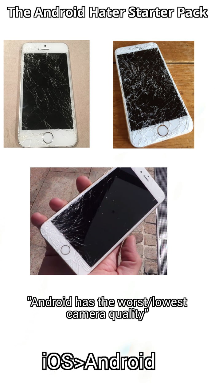 The Android Hater Starter Pack - 9GAG