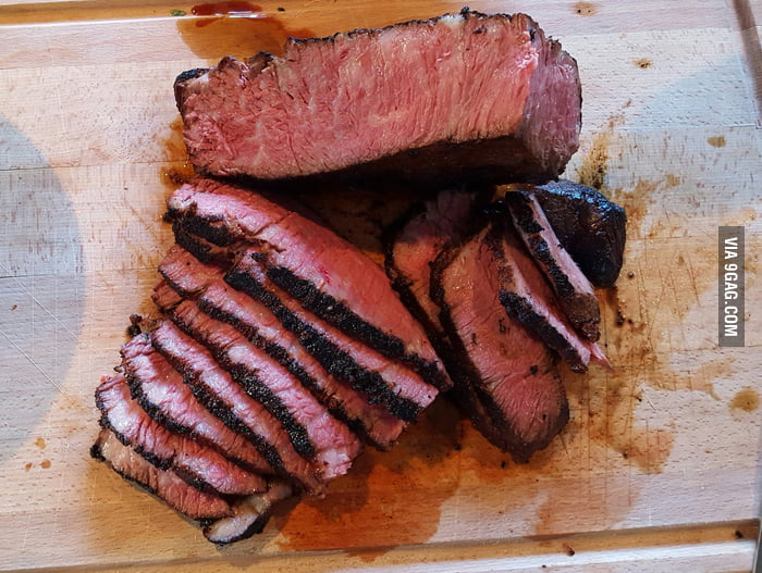 Zabuton. Sous vide at 120 for 72 hours. Smoked at low heat for an hour
