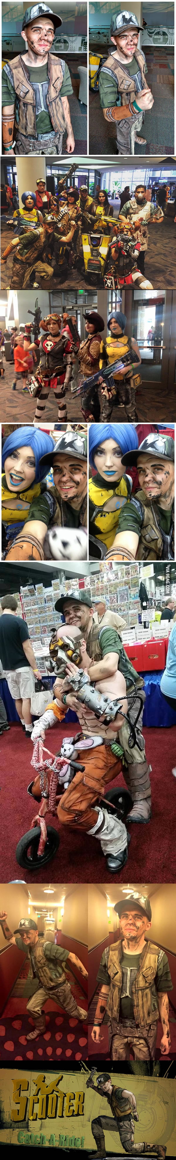 My Friend S Awesome Scooter Cosplay Borderlands 9GAG