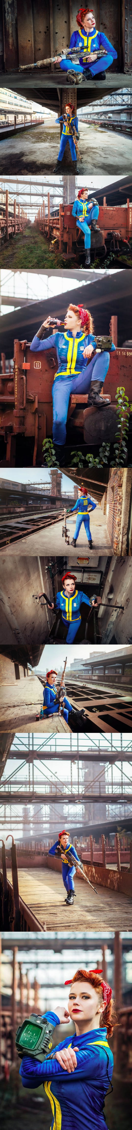 Fallout Cosplay Porn - Someone is already doing Fallout 4 cosplay. (Cosplayer: Baty ...